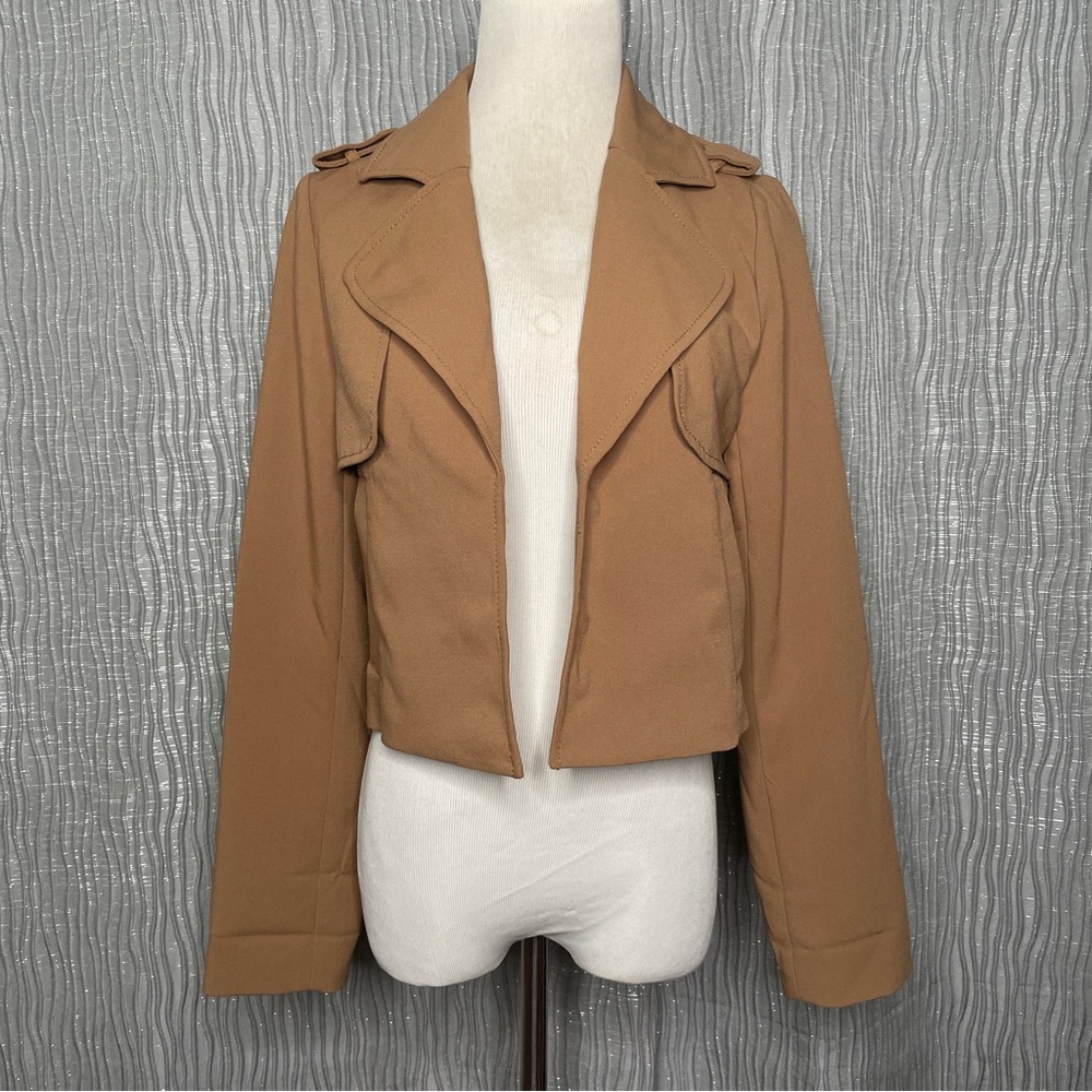 The Limited Cropped Trench Jacket - Picture 1 of 8